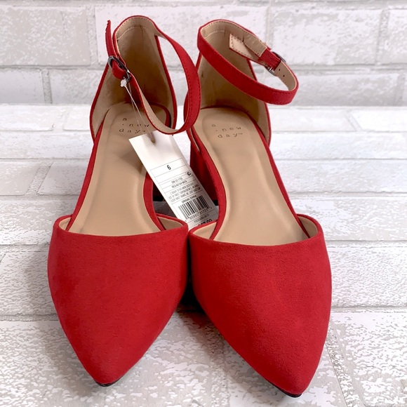 Women's Natalia Microsuede Ankle Strap Low Block - Picture 3 of 9